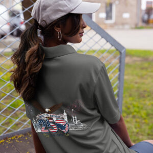 adidas space-dyed polo