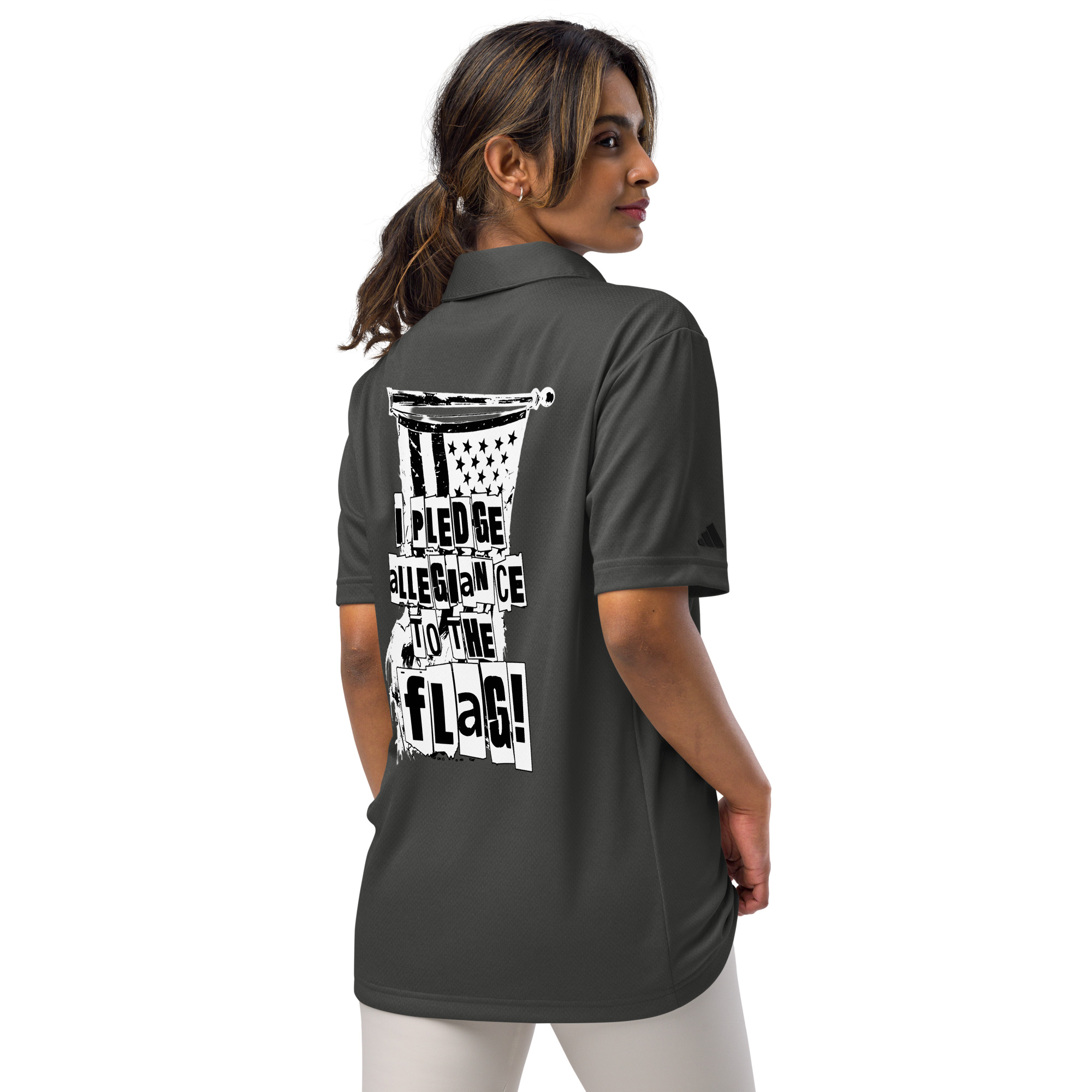 adidas space-dyed polo - Image 4