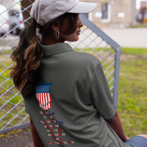 adidas space-dyed polo