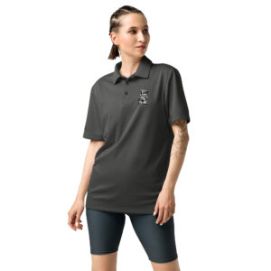 adidas space-dyed polo