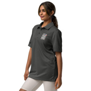 adidas space-dyed polo