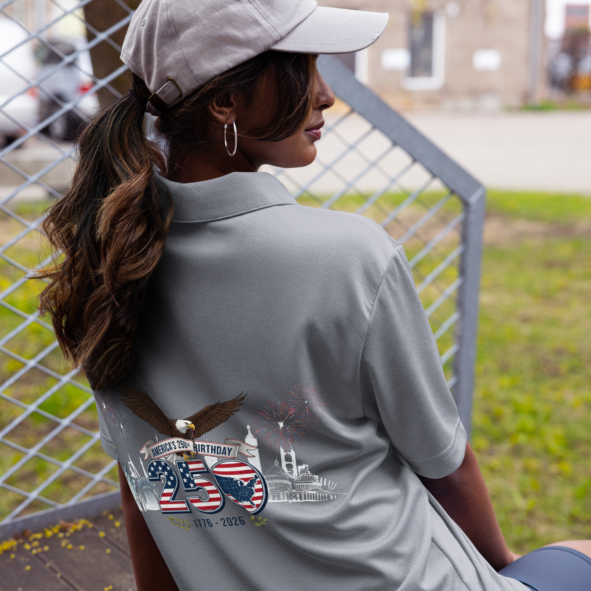 adidas space-dyed polo - Image 2