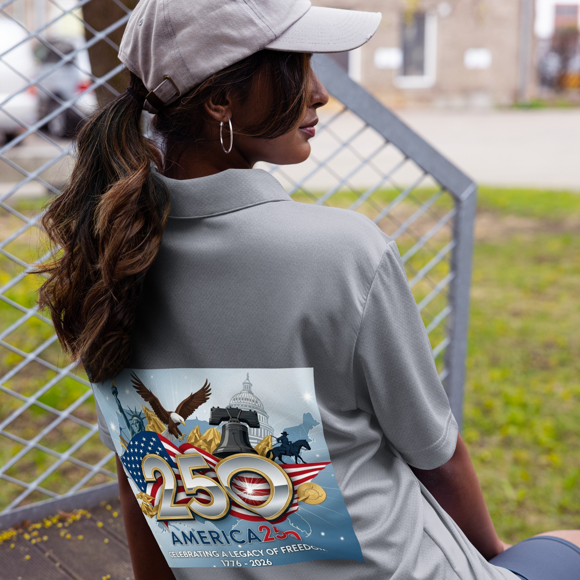 adidas space-dyed polo - Image 2