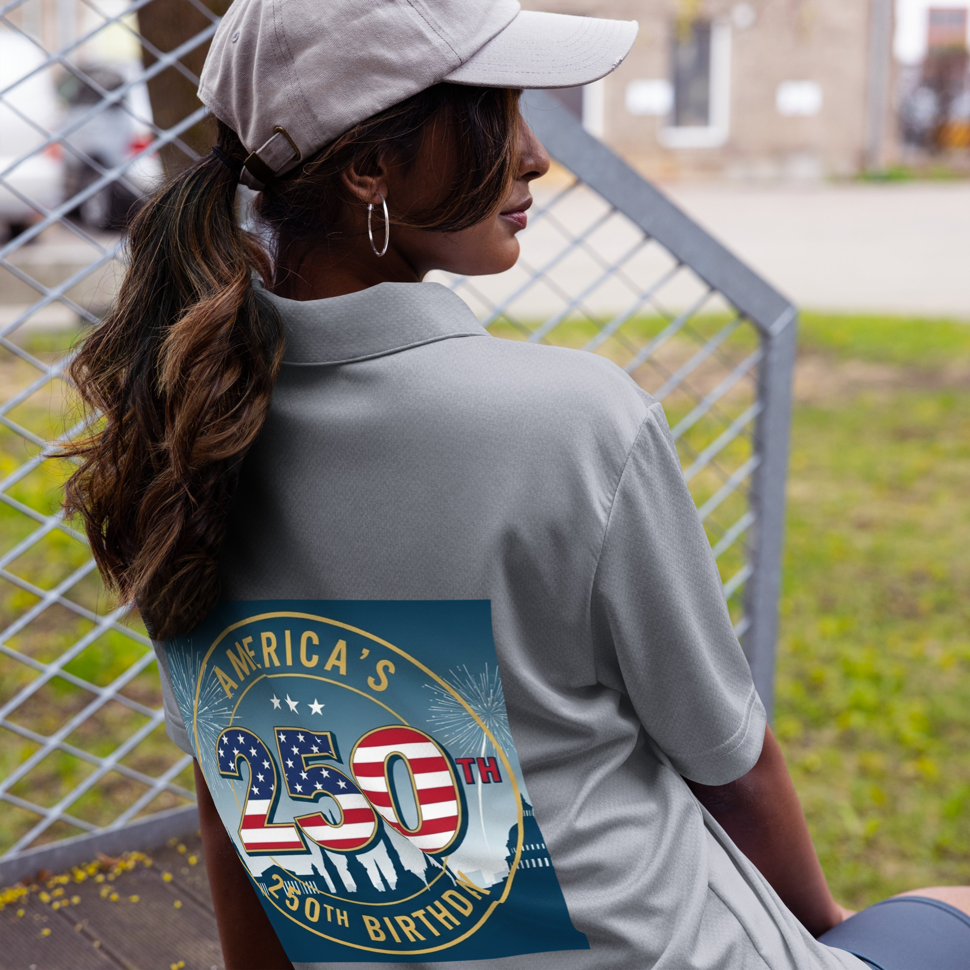 adidas space-dyed polo - Image 2