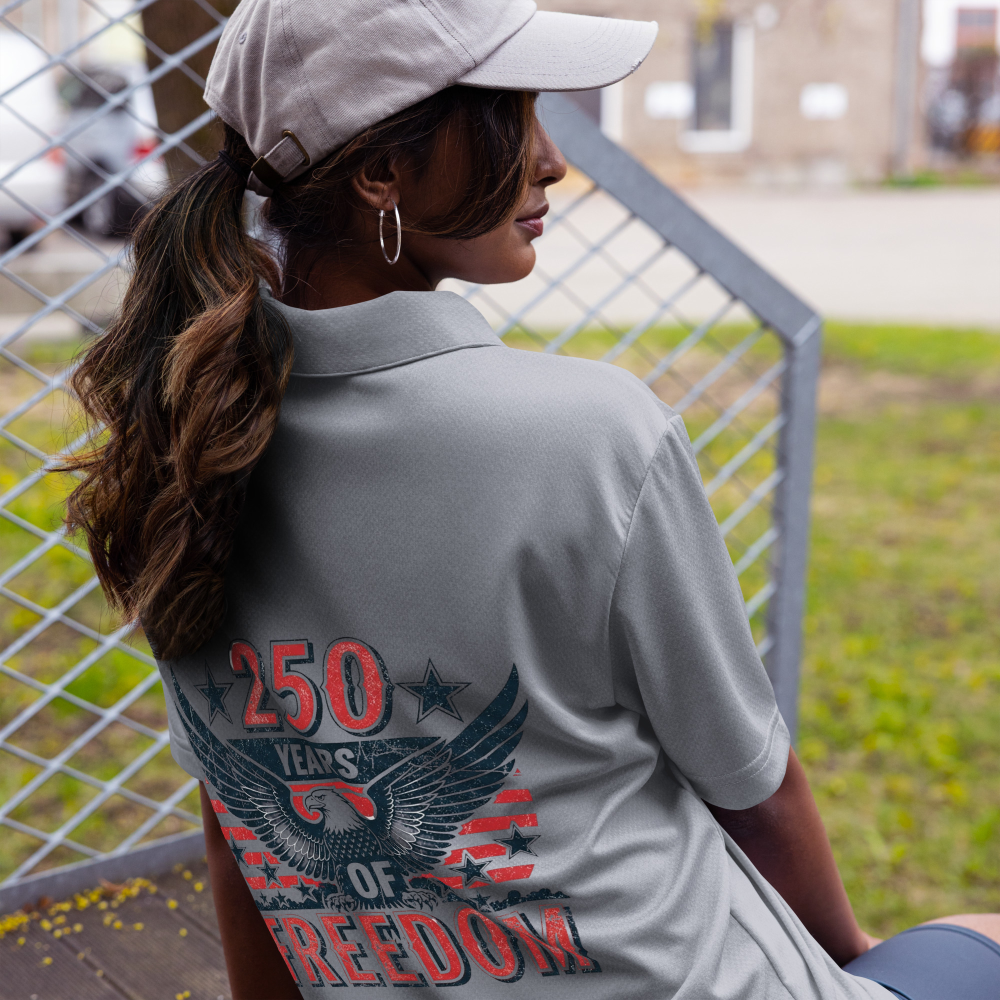 adidas space-dyed polo - Image 2