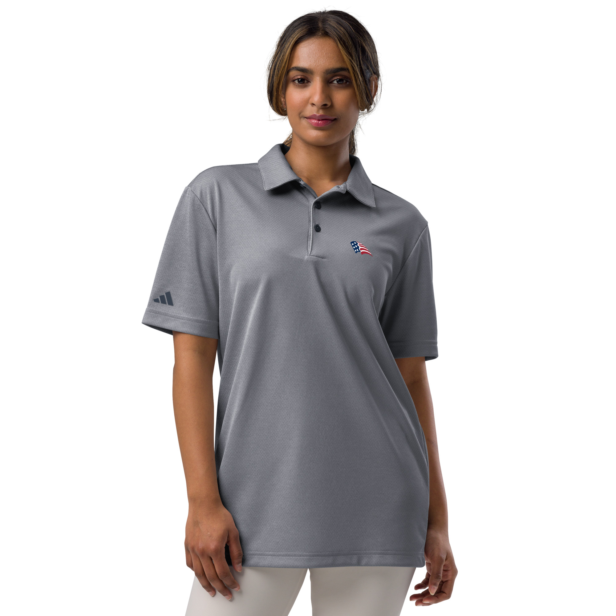 adidas space-dyed polo - Image 5