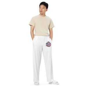 All-over print unisex wide-leg pants