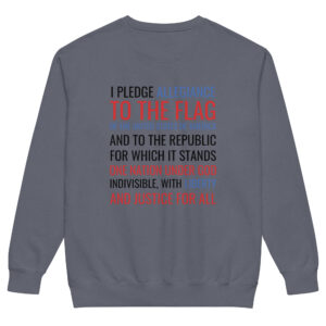 Unisex garment-dyed sweatshirt