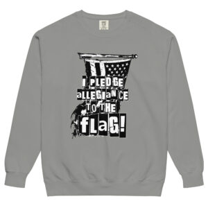 Unisex garment-dyed sweatshirt