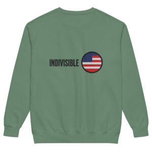 Unisex garment-dyed sweatshirt