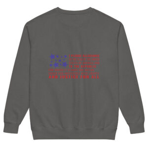 Unisex garment-dyed sweatshirt