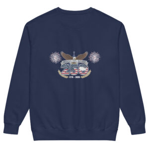 Unisex garment-dyed sweatshirt