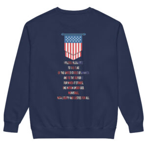 Unisex garment-dyed sweatshirt