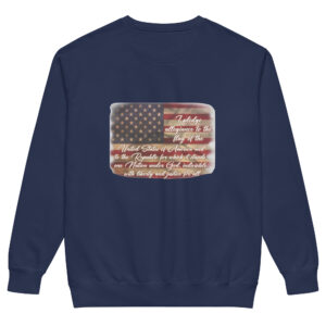 Unisex garment-dyed sweatshirt