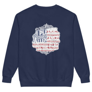 Unisex garment-dyed sweatshirt