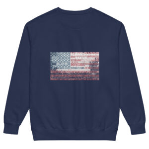 Unisex garment-dyed sweatshirt