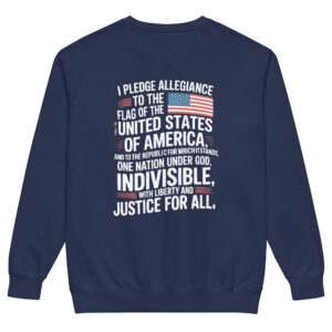 Unisex garment-dyed sweatshirt