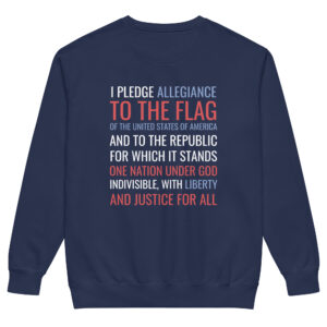 Unisex garment-dyed sweatshirt