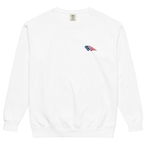 Unisex garment-dyed sweatshirt