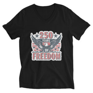 Unisex Short Sleeve V-Neck T-Shirt