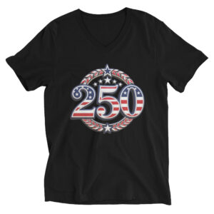 Unisex Short Sleeve V-Neck T-Shirt