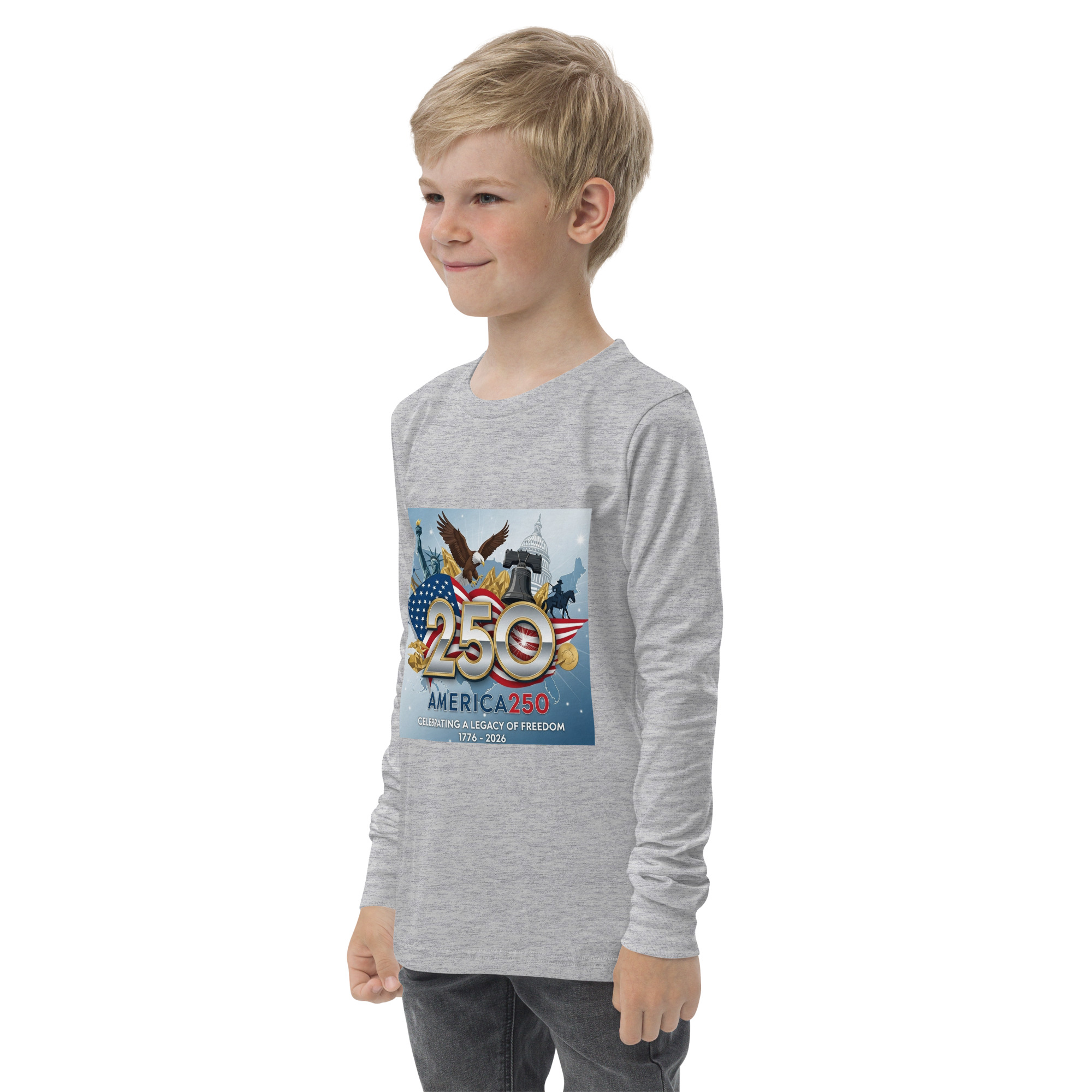 Youth long sleeve tee - Image 11