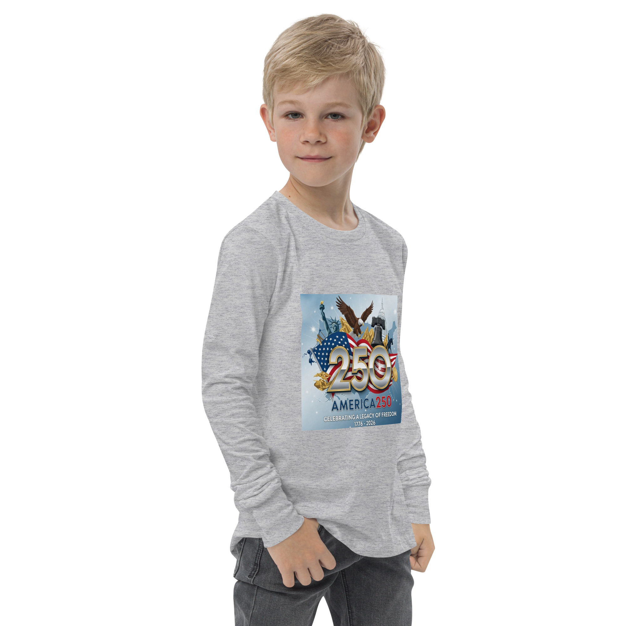Youth long sleeve tee - Image 12