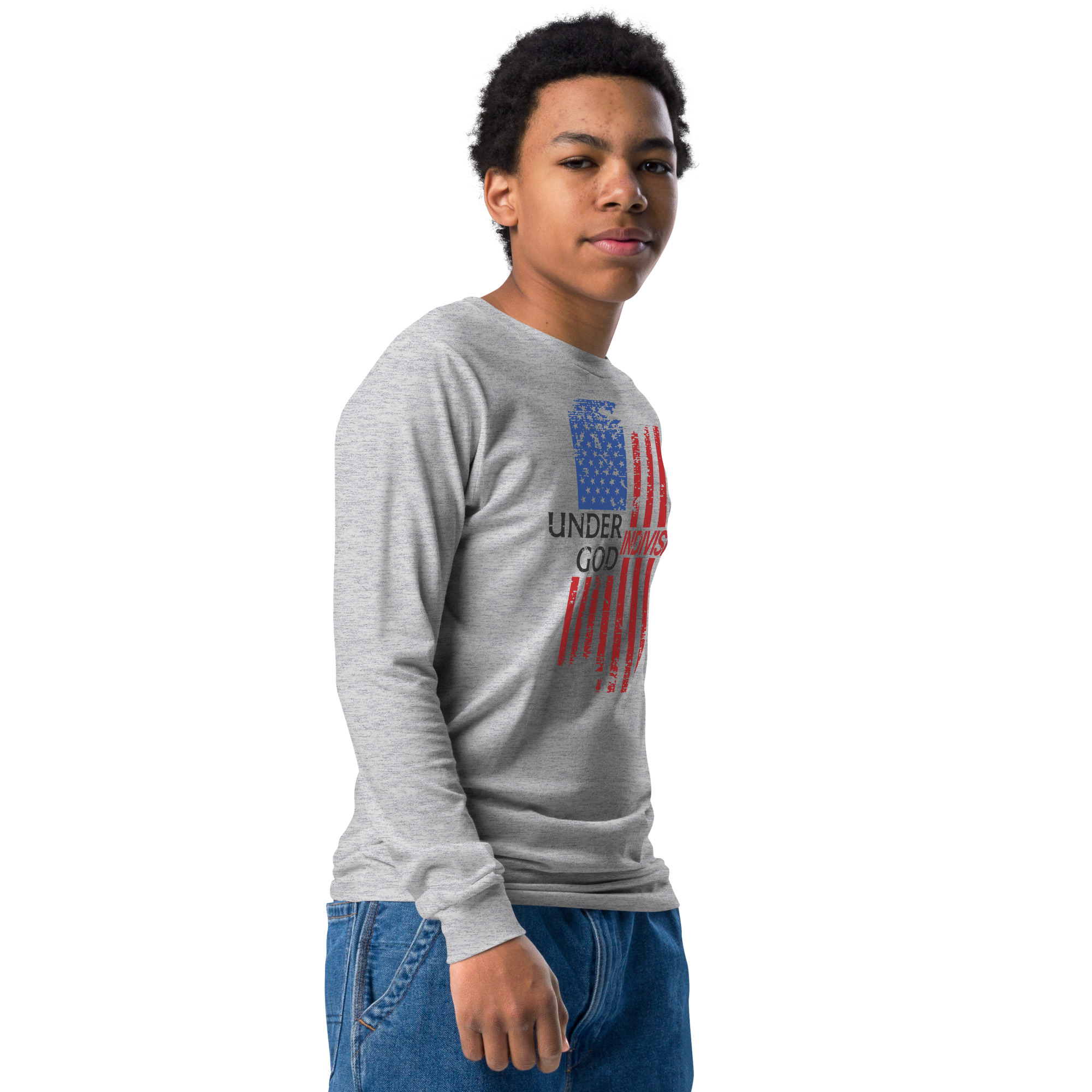 Youth long sleeve tee - Image 8