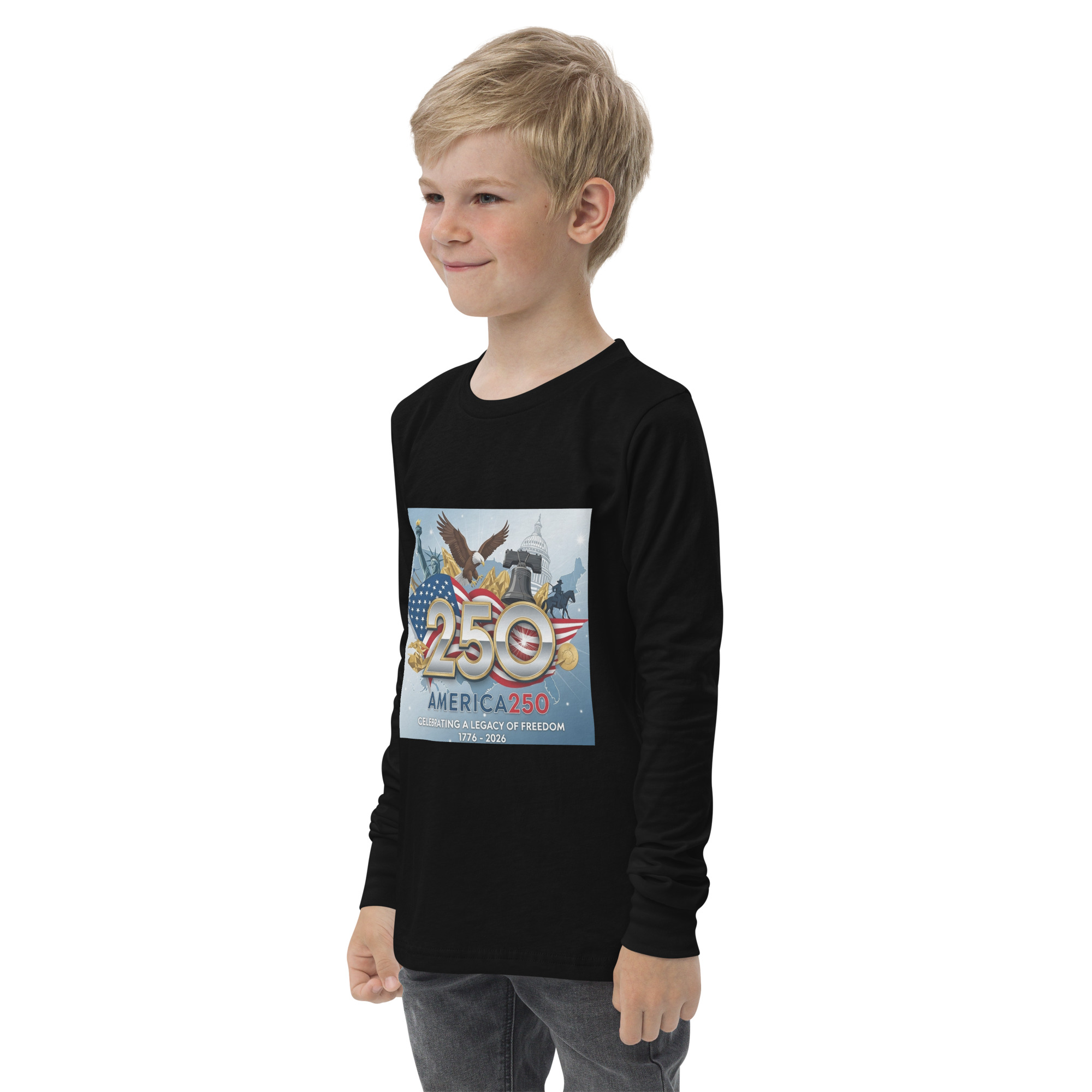 Youth long sleeve tee - Image 2