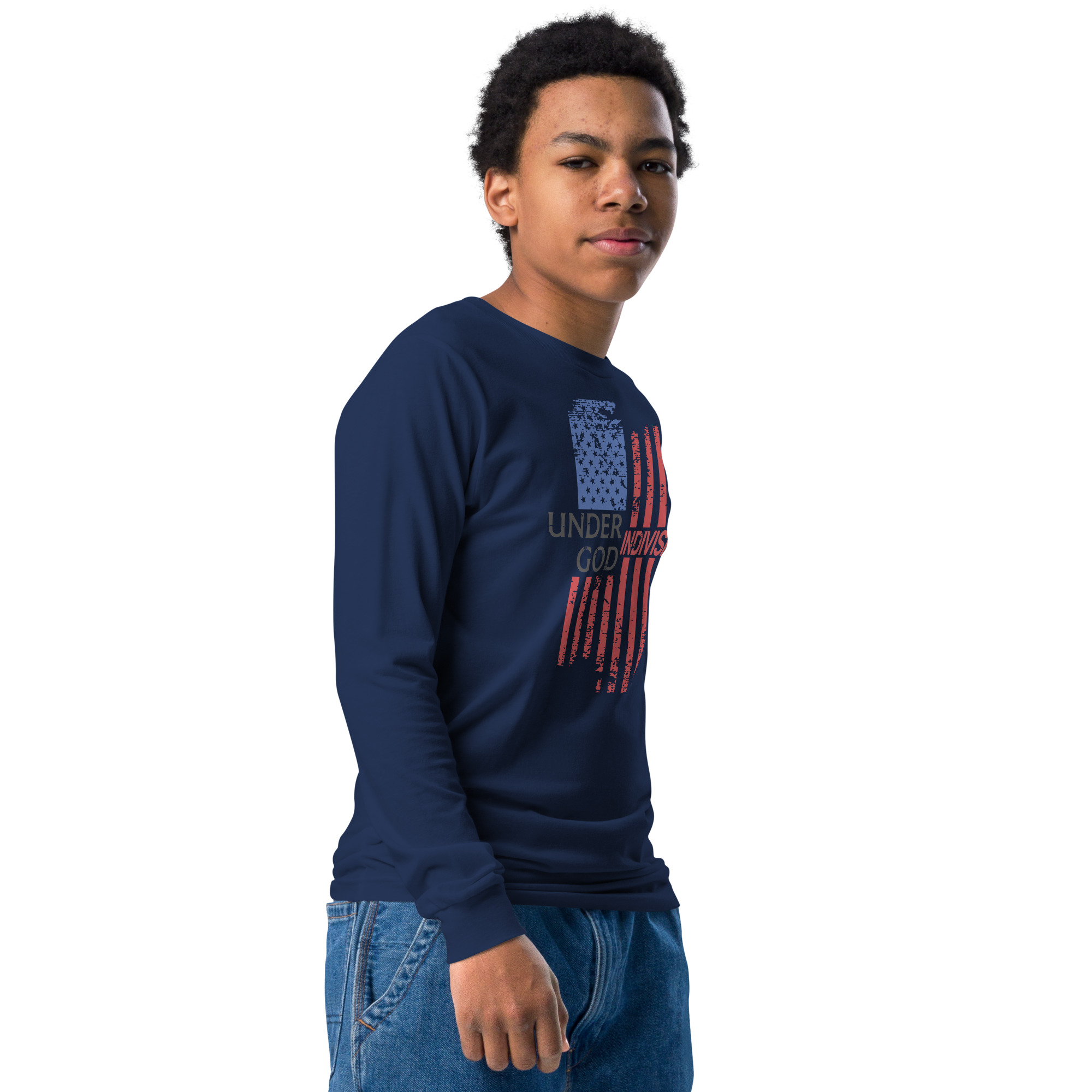 Youth long sleeve tee - Image 4
