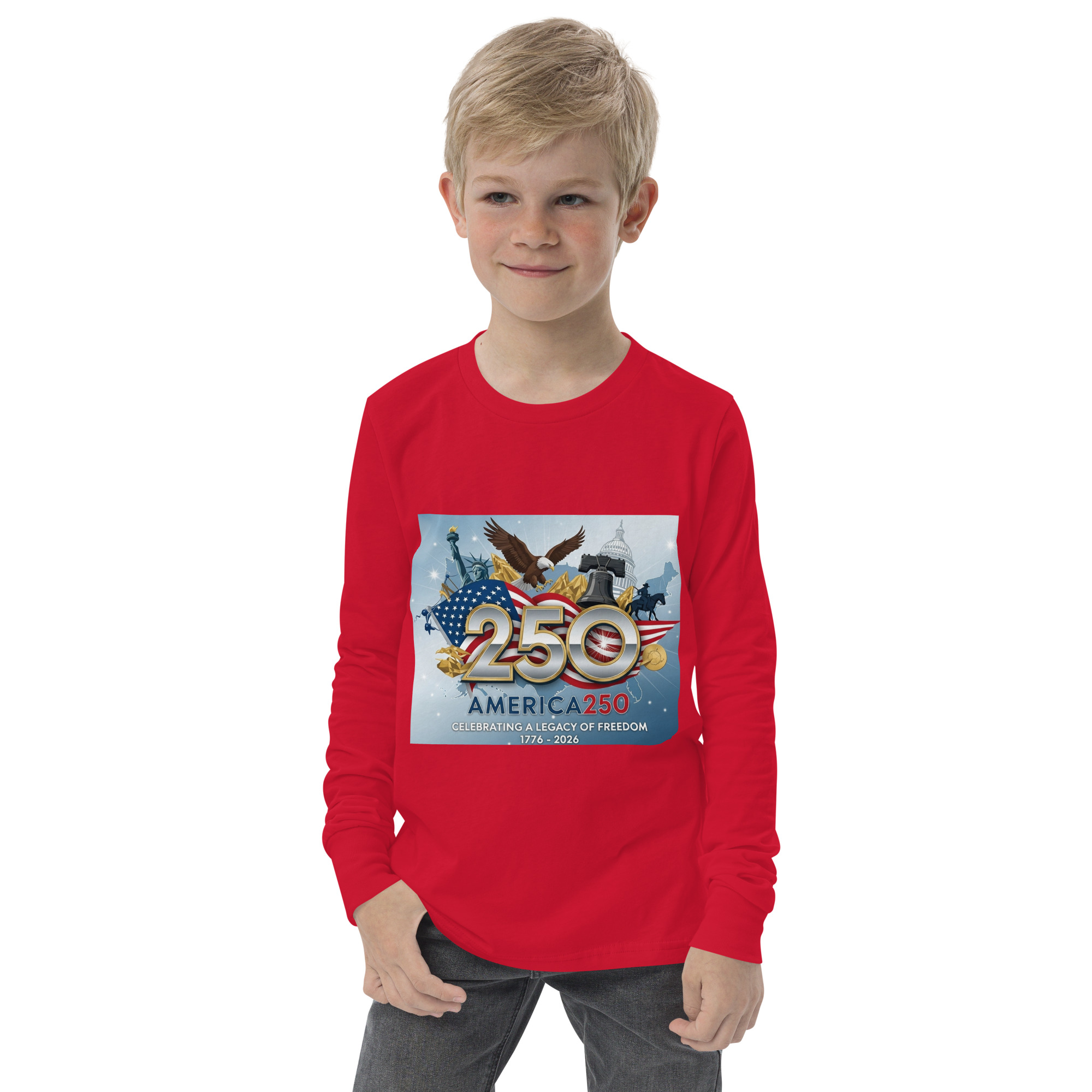 Youth long sleeve tee - Image 7