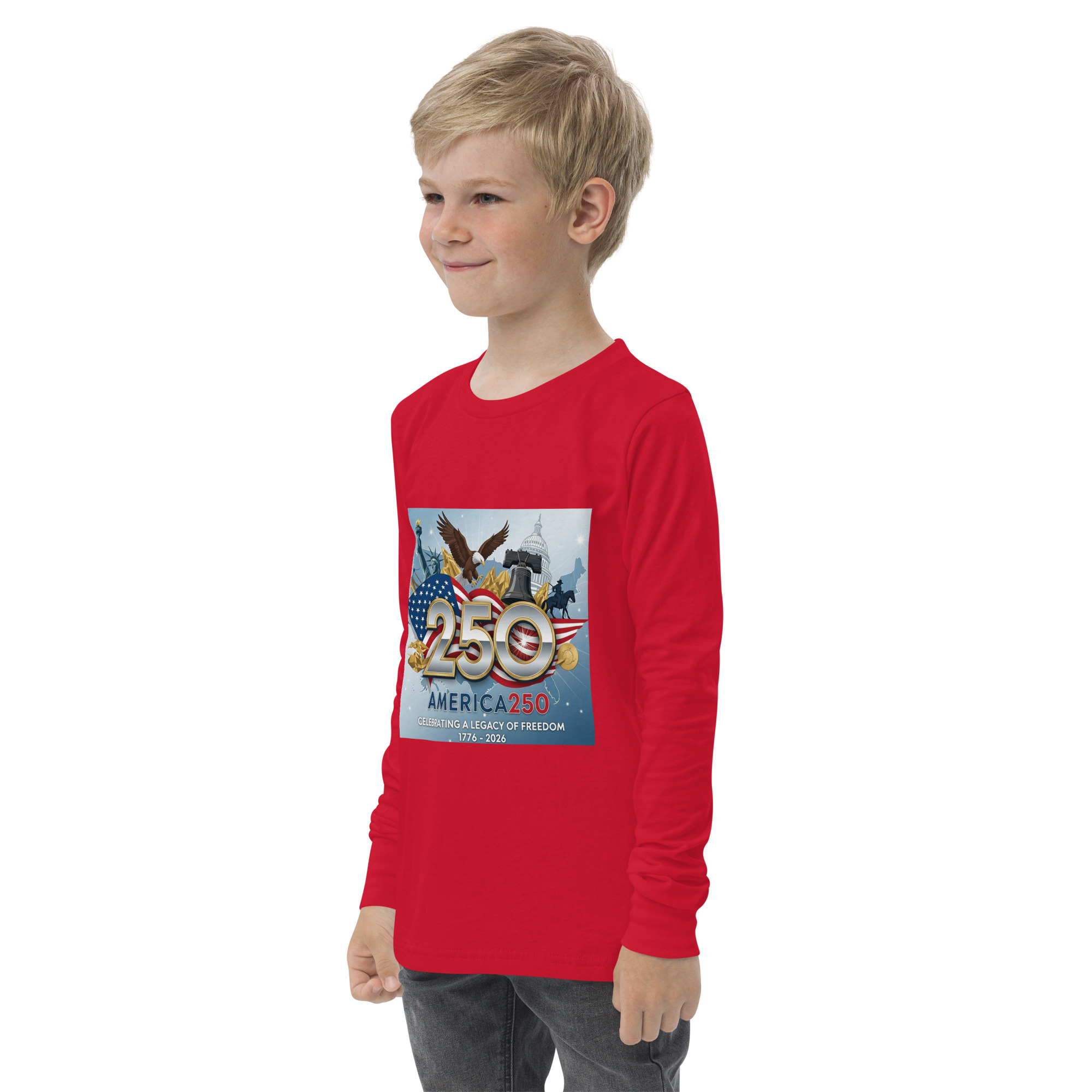 Youth long sleeve tee - Image 8