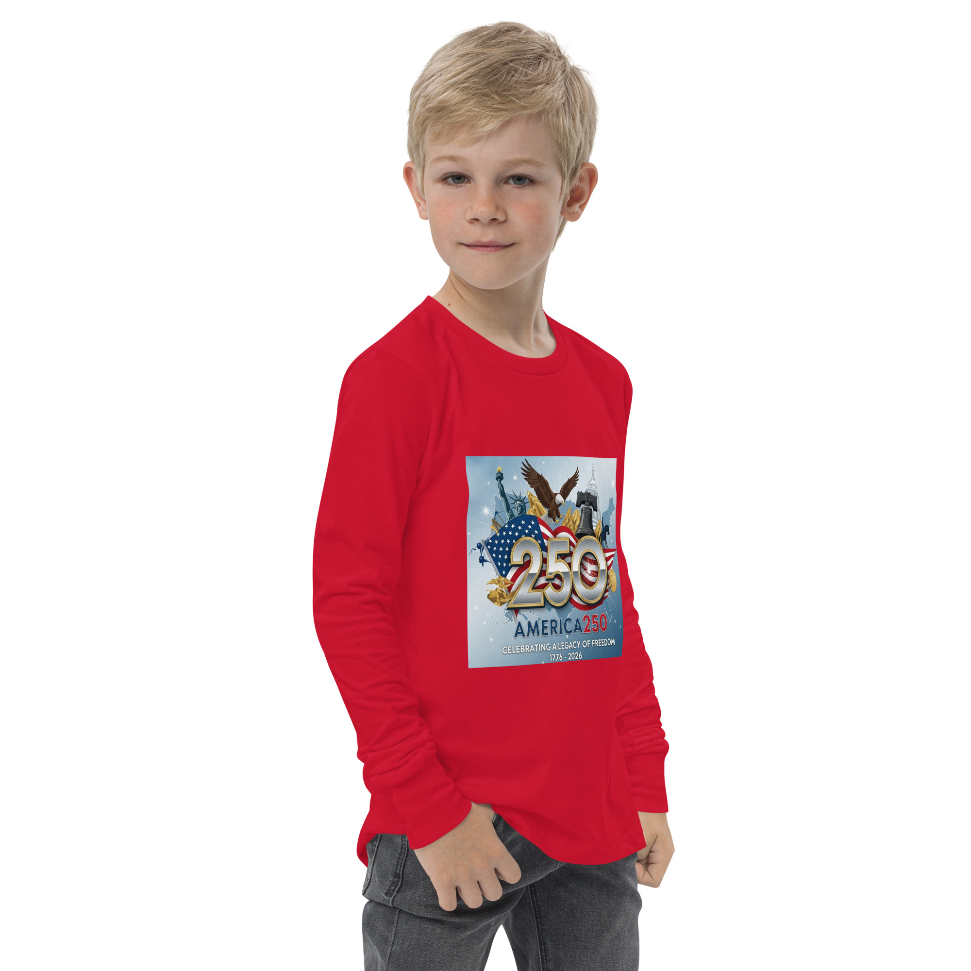 Youth long sleeve tee - Image 9