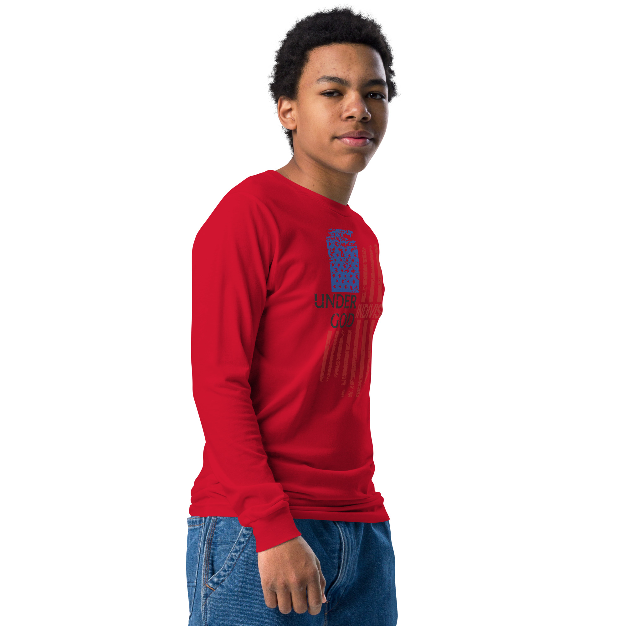 Youth long sleeve tee - Image 6