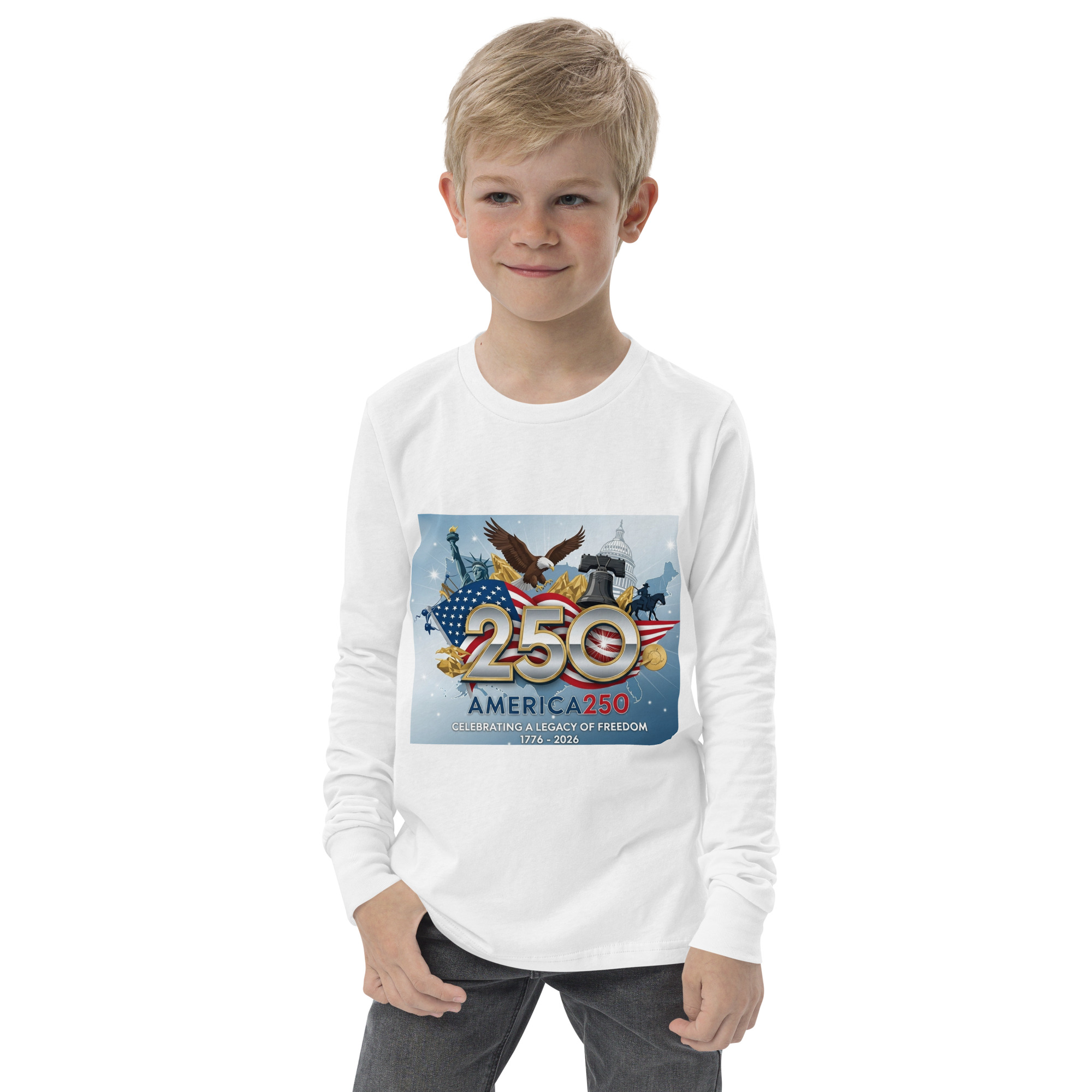 Youth long sleeve tee - Image 13