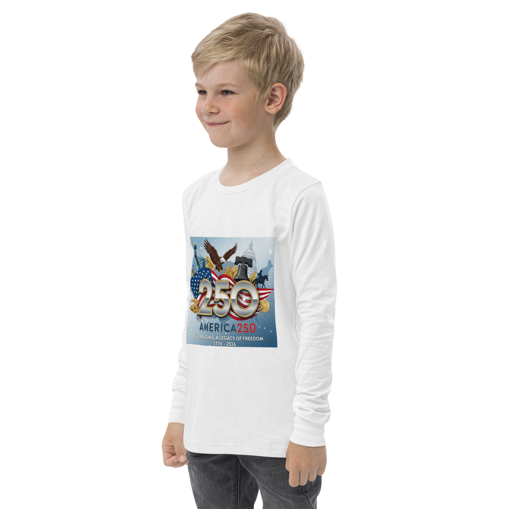 Youth long sleeve tee - Image 14