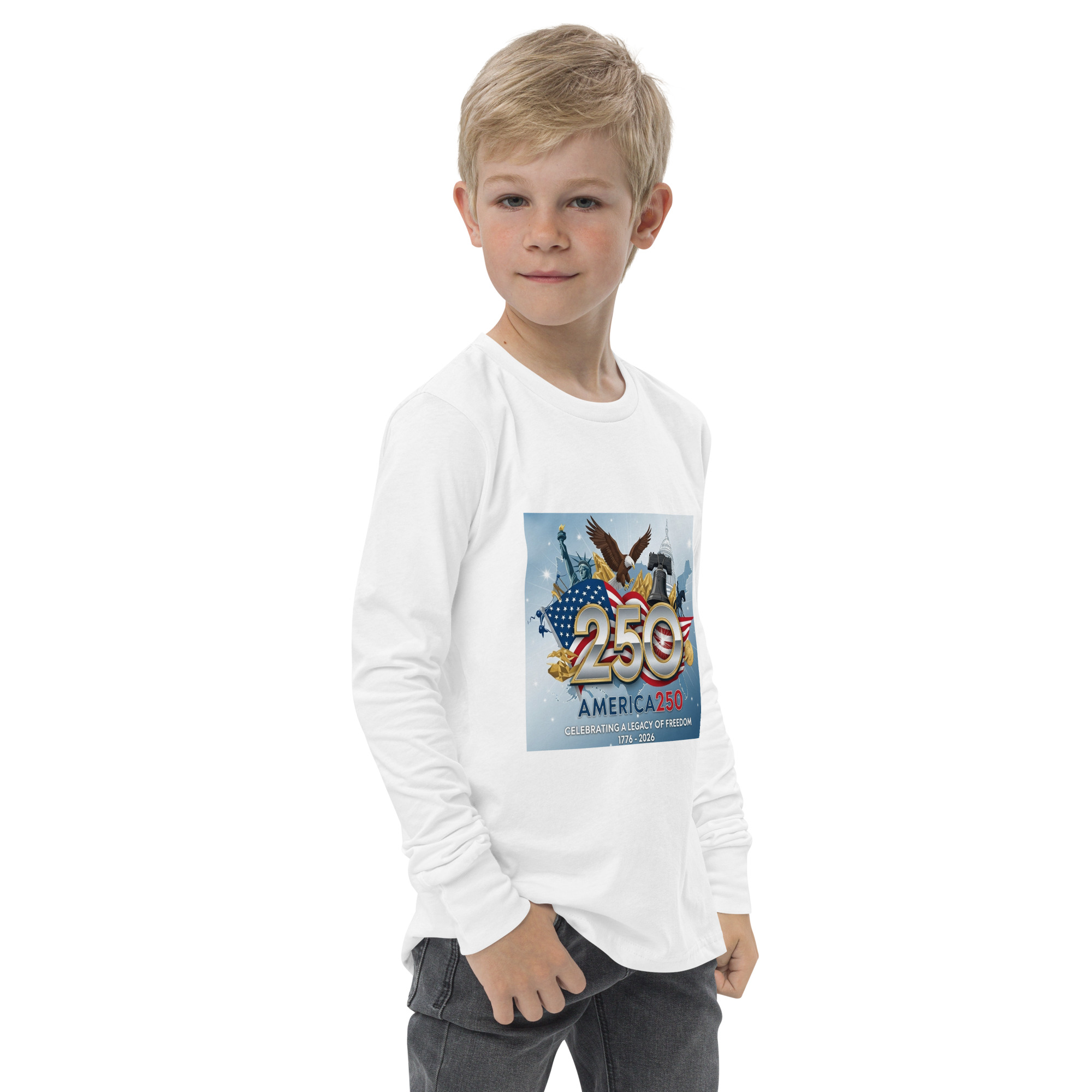 Youth long sleeve tee - Image 15